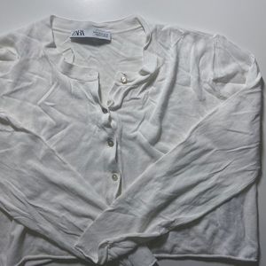 ZARA buttoned texture jacket